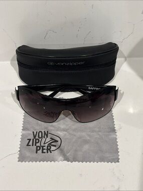 VonZipper Saffron women’s Wraparound Sunglasses - Black Lenses